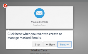 DoNotTrackMe - masked emails
